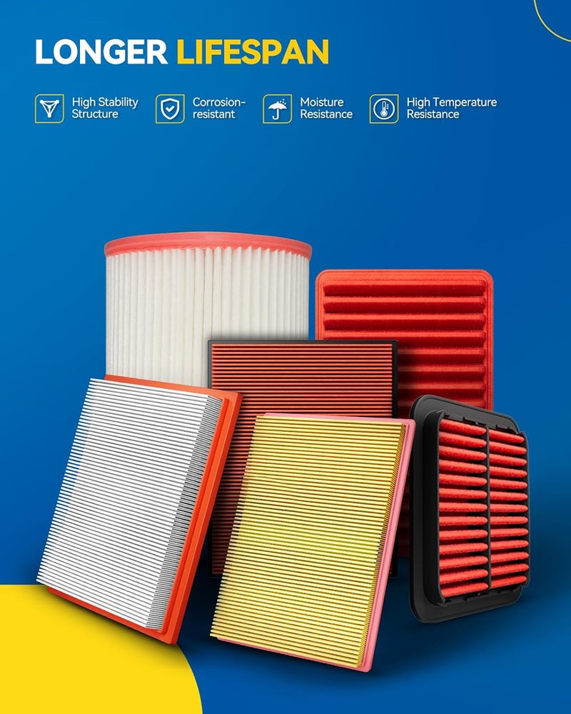 PHILTOP Engine air filter CA11070 Replacement for 2012-2018 Audi A6 Quattro, A7 Quattro, S6, S7, 3.0L 4.0L - Image 4